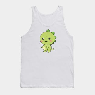 Kawaii cute dinosaur Tank Top